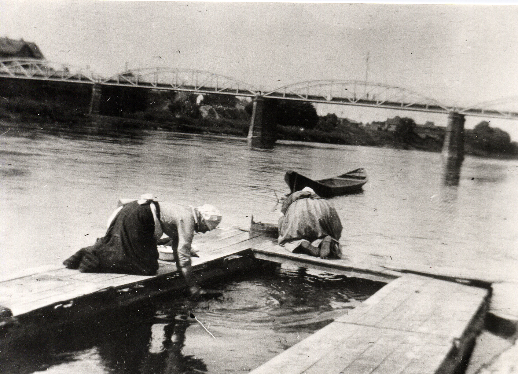 Wäschealltag am Mainufer